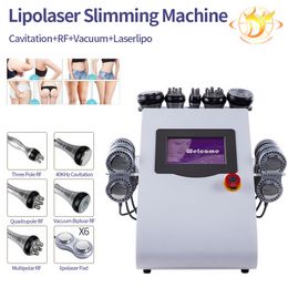 Portable 40K Ultrasonic Cavitation Rf Vacuum Ems Micro Current Slimming Machine For Salon Use215