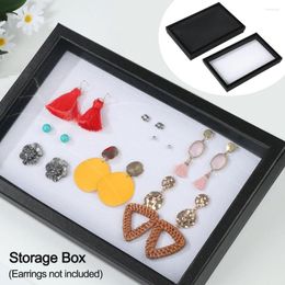 Jewellery Pouches Portable Show Case Container Gift Women Display Organiser Tray Holder Ring Box Earring Storage