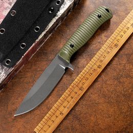 Outdoor 539GY Fixed Blade Hunting High Hardness DC53 Dropping Point Blade G10 Handle Military Camping Adventure Straight Knife