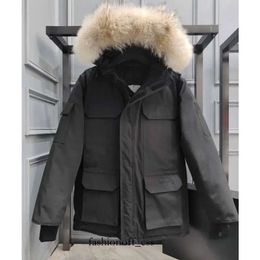 Mens Canadian Winter Jackets Thick Warm Down Men Parkas Clothes Outdoor Fashion Keeping Couple Live Broadcast Coat Women Gooses 807 91