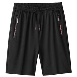 Men's Shorts Summer Breathable Men's Black Mesh Sweat Shorts Sportswear Quick Dry Casual Shorts Men Loose Short Breeches 8XL 9XL 230426