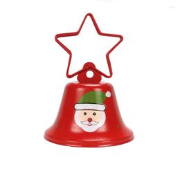 Christmas Decorations Decoration 1pc Santa Claus Metal Small Jingle Bell For Home 10cm 7.5cm Uobycr Tree Ornaments