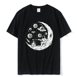 Men's T-Shirts short sleeve 100% cotton cool space men T shirt casual summer loost men tshirt cool o-neck t-shirt male men tee shirt 230426