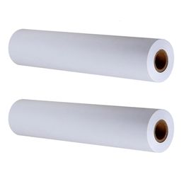 Painting Pens 2pcs Drawing Paper Rolls White Kraft And Crafts Easel Scroll For Kids Children 45M 230425