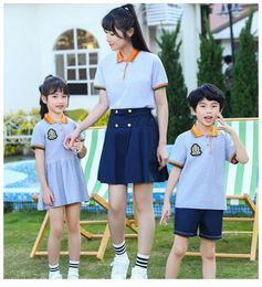 Summer kindergarten uniforms, primary school class uniforms, graduation uniforms, school uniforms, teacher uniforms, t-shirts, children's performance sports sets