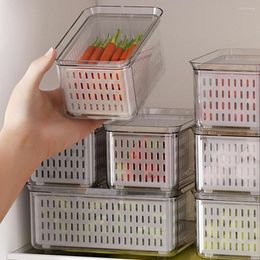 Storage Bottles Practical Food Box Lightweight Fridge Grade Clear Refrigerator Organiser Item