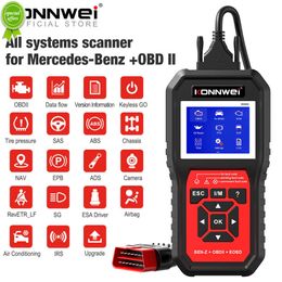 KONNWEI KW460 Obd2 Scanner for Mercedes-Benz ABS Airbag Oil ABS EPB DPF SRS TPMS Reset Full Systems Diagnostic Tool W212 Benz