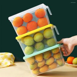 Storage Bottles Practical Easy Access Food Fruit Fresh-keeping Box With Lid Transparent Not Mixing Taste Jar Home Supplies