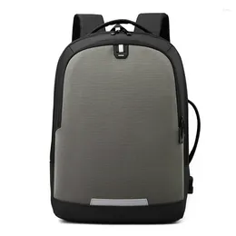 Backpack 2023 Est Casual Waterprooof Daily Men Nylon Large Pockets For Work High Capacity Students Schoolbags Business Bags