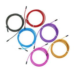 Jump Ropes 3m Jump Rope with Steel Wire Fitness Exercise Volume To Find Spare Rope Replaceable Wire Rope Metal Speed Jumper Rope P230425