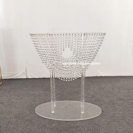 Party Decoration Acrylic Wedding Centerpiece Crystal Flower Stand Table Event Senyu2514