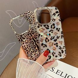 Designer Silicone phone case Fashion shell leopard Print Suitable for iPhone 14 13 12 Pro max 11 14plus Soft shell Anti-fall phone case