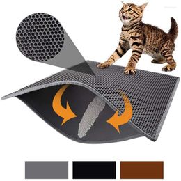 Cat Beds Pet Litter Mat Double Layer Bed Pads Trapping Pets Box For Cats House Clean Accessories