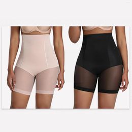 Women's Shapers Women Panty Seamless High Waist Ultra-thin Boyshorts Tummy Control Body Pants Shapewear Underwear Panties Breec D3Y2