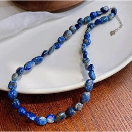 Choker Natural Lapis Lazuli Necklace