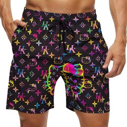 3c27 Men's Shorts 2023 Mens Swimsuit Swimwear Swimming Men Beach Sports Suits Surf Board Short Pants Swim Trunks Dk3