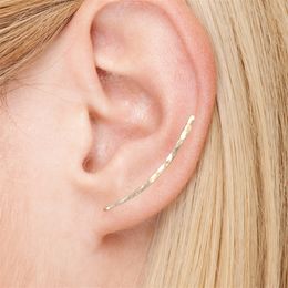 Ear Cuff 925 Silver Piercing Earrings Jewelry Ear Cuff Charm Handmade Hammered Gold Filled Brincos Earrings For Women Oorbellen 230425