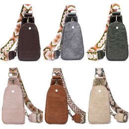 LL-0359 Fanny Pack Purses Pocket Chest Bags Travel Cross Body Phone Bag Stuff Sacks Handbags PU Leather Adjustable Shoulder Bags