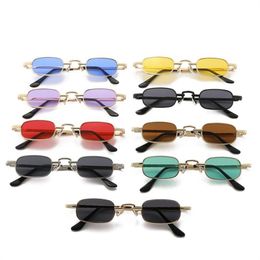 Hip Hop Sunglasses Unisex Rectangle Sun Glasses Small Frame Anti-UV Spectacles Eyeglasses Simplity Ornamental