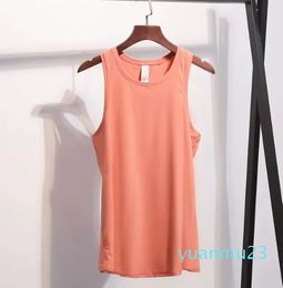 With Logo Sports blouse women's quick-drying running fitness top yoga clothing t-shirt loose sleeveless vest outerwear