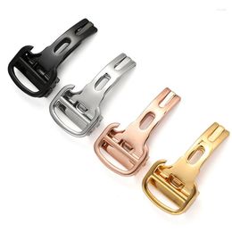 Watch Bands UTHAIwatch Clasp 316 Stainless Steel Buckle 12 14 16 18 20mm Accessories Pin BucT24
