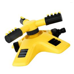 Watering Equipments 360-Degree Three-prong Sprinkler Wide Sprayer Irrigation Yard Sprinklers Sturdy Tandem Nozzle For Lawn