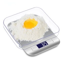 Household Scales 10kg Digital Kitchen Scale Electronic scale Food scale stainless steel household scale 1g LCD personal scale weighing instrument 230426