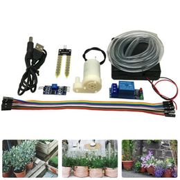 Watering Equipments Professional DIY Automatic Flower Grass Irrigation System Soil Moisture Sensor Pump Module Kit AccessoriesWatering Equip