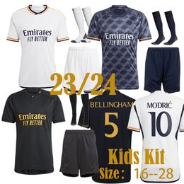 2023 2024 Football kits BELLINGHAM VINI JR MODRIC Soccer Jerseys 23/24 KROOS CAMAVINGA VALVERDE RODRYGO ALABA Kid Football kit