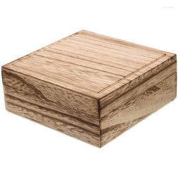 Keychains Practical Wooden Multipurpose Storage Case Decorative Jewellery