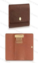 Top quality luxury Designer 6 Key Wallet Genuine Leather Holder purse hangbag Womens men Purses Mens famous Credit Card Coin Mini 3065840