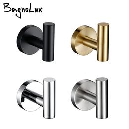 Towel Racks Circle Stainless Steel Black Chrome Brushed Gold Nickel Bathroom Kitchen Bedroom Hardware Pendant Clothes Wall Hook 231124