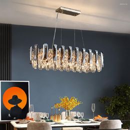 Chandeliers LED Pendant Lamp Creative Modern Nordic Crystal Living Room Atmosphere Dining Luxurious Geometric Decorative Light