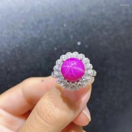 Cluster Rings Arrival Natural Real Ruby Ring Gemstone Wedding Engagement For Women Fine Jewelry Gift Wholesale