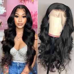 Lace Wigs Body Wave Front 30inches Closure 13x4 Transparent Frontal Wig Human Hair For Women