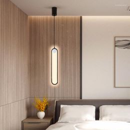 Pendant Lamps Minimalist Design LED Light For Bedside Bedroom Kitchen Lamp Home Indoor Decoration Lighting Fixtures Black/Gold