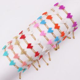 Strand BLUESTAR Handmade Bracelet Miyuki For Women Boho Bead Design Heart Pulseras Fashion Jewellery Trendy Jewellery