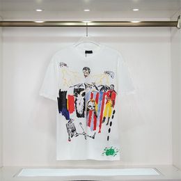 Designer Men's American Hot Selling Summer T-shirt Season New Daily Casual Letter Printed Pure Cotton Top OA8K