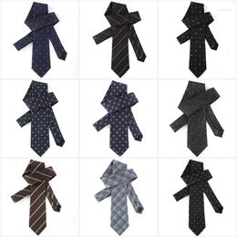 Bow Ties Linbaiway Men Business Wedding Male Dress Gifts Gravata Gentlemen Slim Jacquard Neck Cravat Neckwear Accessories