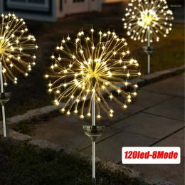 Outdoor Solar Lights Festoon Led Light Firework Garden Decoration Lamp Street Garland