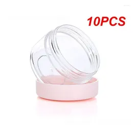 Storage Bottles 10PCS Empty Cosmetic Pot Jars Colourful And Attractive Compact Portable Face Cream Easy To Pack Organiser Durable