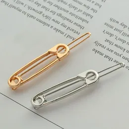 Hair Accessories Fashion Headress Jewellery Gold Silver Brooch Pin Shape Safety Hairpins Girls Hairpin Clips For Women Barrettes