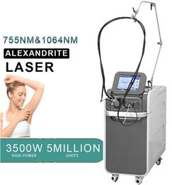 Professional Alexandrite 755Nm 1064Nm Couple Fibre Laser Machine For Hair Removal269