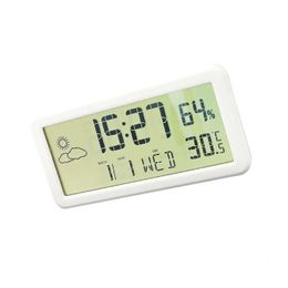 Desk Table Clocks ABS Clock With Powerful LCD Display And Smart Light Sensor For Easy Digital Alarm 231124