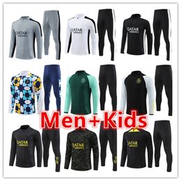 22 23 24 Algeria Algerie mens and kids soccer tracksuit jerseys kit 2023 2024 tuta psgS men football training suit tracksuits jacket set chandal survetement foot