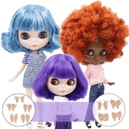 Dolls ICY DBS Blyth doll No.1 white tan black super dark joint body 1/6 BJD special price OB24 toy gift 230426