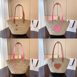 beach Bag Women Weaving Designer Bag luxurys Handbag Shoppers Tote Bags Handbags Straw Crossbody summer Messenger Purses 220510