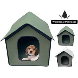 Cages Pet Outdoor House Waterproof Weatherproof Cat House Dog Kennel Foldable For Pets Rainproof Dog House Cat House Villa