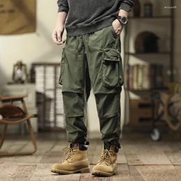 Men's Pants Fashion Autumn Winter Cargo Men Retro Loose Casual Military Tactic Outdoors Jogging Sweatpants