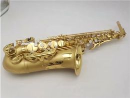 High Grade Antique Finish Eb E-flat Alto Saxophone Sax Shell Key Carve Pattern Woodwind Instrument with Case Other Aeccessaries 2023 as same of the